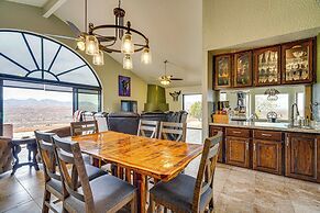 Views + Fire Pit: Hilltop Retreat in Rio Rico!