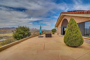 Views + Fire Pit: Hilltop Retreat in Rio Rico!