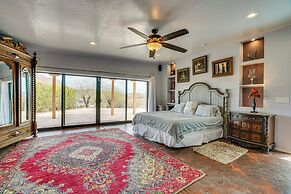 Views + Fire Pit: Hilltop Retreat in Rio Rico!