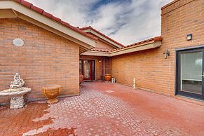 Views + Fire Pit: Hilltop Retreat in Rio Rico!