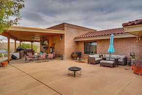 Views + Fire Pit: Hilltop Retreat in Rio Rico!