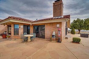 Views + Fire Pit: Hilltop Retreat in Rio Rico!