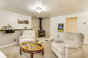 Fenced Yard, Patio: Family-friendly Pocatello Home