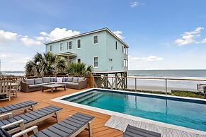 Oceanfront w Pool Panoramic Deck Views 5bdr Folly Ocean Breeze by Avan