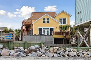 Oceanfront w Pool Panoramic Deck Views 5bdr Folly Ocean Breeze by Avan