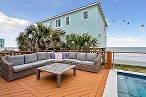 Oceanfront w Pool Panoramic Deck Views 5bdr Folly Ocean Breeze by Avan