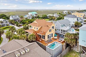 Oceanfront w Pool Panoramic Deck Views 5bdr Folly Ocean Breeze by Avan