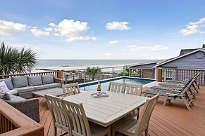 Oceanfront w Pool Panoramic Deck Views 5bdr Folly Ocean Breeze by Avan