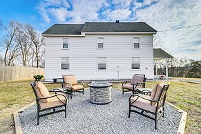 Fire Pits, Creek View: Historic Virginia Farmhouse