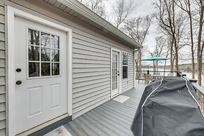 Deck & Lake Gaston Access: Dog-friendly Getaway