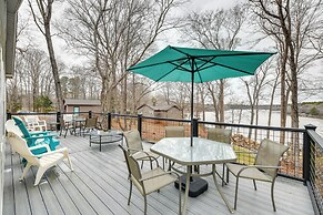 Deck & Lake Gaston Access: Dog-friendly Getaway