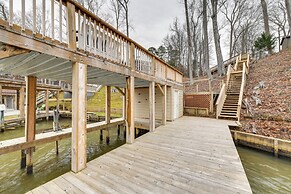 Deck & Lake Gaston Access: Dog-friendly Getaway