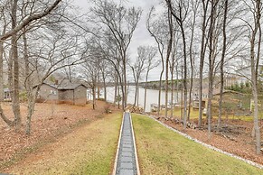 Deck & Lake Gaston Access: Dog-friendly Getaway