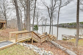 Deck & Lake Gaston Access: Dog-friendly Getaway