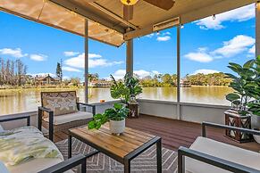 Luxe Waterfront Hideaway w Pool & Pirate Ship Dock