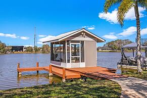 Luxe Waterfront Hideaway w Pool & Pirate Ship Dock