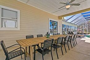 Luxe Waterfront Hideaway w Pool & Pirate Ship Dock