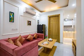 Alaya Stays Miyabi Executive Suite, Elegant 1-BHK Suite With Common Po