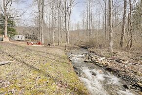 7 Mi to Lake Chatuge: Creekside Cabin w/ Decks!