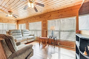 7 Mi to Lake Chatuge: Creekside Cabin w/ Decks!