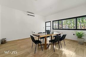 Spacious Loft W/garden View Pool + Jacuzzi GYM