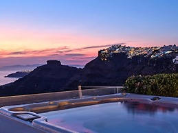 Sunset View Villa Santorini With Outdoor Jacuzzi