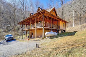 < 1 Mi to Spearhead ATV Trails: Cabin w/ Deck!