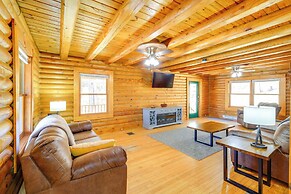 < 1 Mi to Spearhead ATV Trails: Cabin w/ Deck!