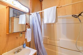 < 1 Mi to Spearhead ATV Trails: Cabin w/ Deck!