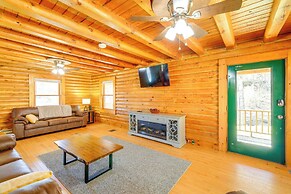 < 1 Mi to Spearhead ATV Trails: Cabin w/ Deck!