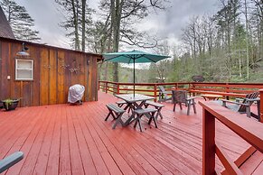 A-frame Cabin w/ Spacious Yard in Tellico Plains!