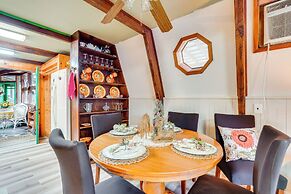 A-frame Cabin w/ Spacious Yard in Tellico Plains!