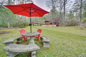 A-frame Cabin w/ Spacious Yard in Tellico Plains!