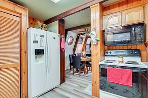 A-frame Cabin w/ Spacious Yard in Tellico Plains!