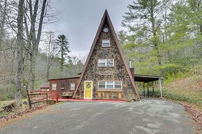 A-frame Cabin w/ Spacious Yard in Tellico Plains!
