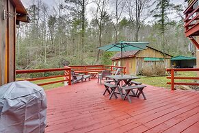 A-frame Cabin w/ Spacious Yard in Tellico Plains!