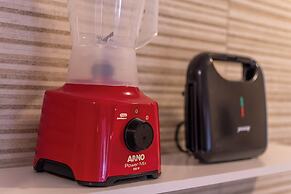 ESTUDIO MAR'BELLA 100M PRAIA, COM COZINHA E ESTACIONAMENTO