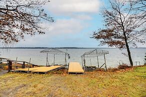Boat Dock & Fire Pit: Waterfront Home in Crosslake