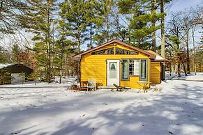 Boat Dock & Fire Pit: Waterfront Home in Crosslake