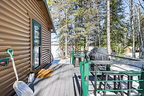 Lakefront Cabin on Lake Vermilion: Dock, Boat Lift