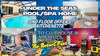 Under The Sea Vacation Pool Spa Home