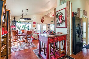 'the Treehouse' in Cherokee Village: Deck & Views
