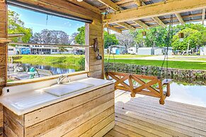 Private Boat Dock: Canal-front Home