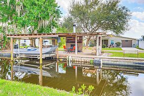 Private Boat Dock: Canal-front Home