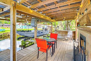 Private Boat Dock: Canal-front Home