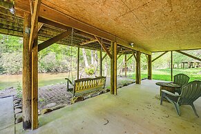 Fish, Hike & Gem Mine: Riverfront Home in Franklin