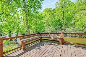 Fish, Hike & Gem Mine: Riverfront Home in Franklin