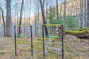 Tree-lined Cabin w/ Hot Tub & Deck in Bryson City