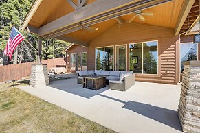 Fire Pit + Views: Serene Lake Almanor Retreat