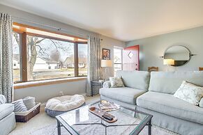 Walk to Lake: Family Getaway w/ Yard in Menasha!